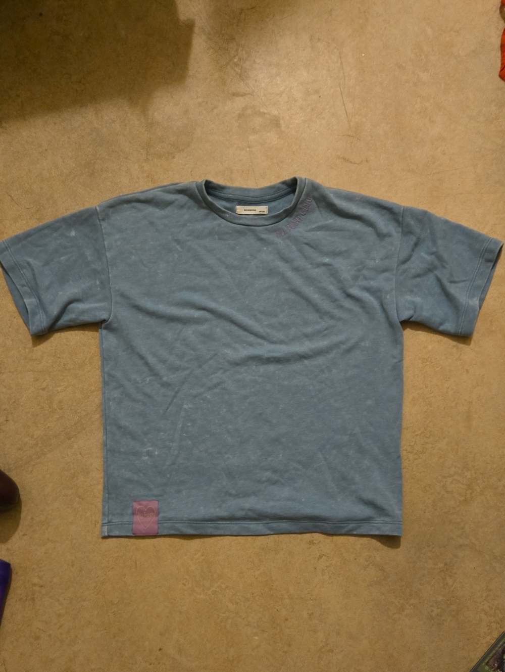 Reserved Light Blue Short Sleeve Tee for Kids